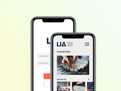 LIA Mobile App Design