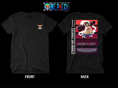 [STREETWEAR] T-SHIRT ONE PIECE : MONKEY D. LUFFY