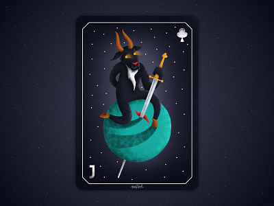 Playing card: Goat Jack