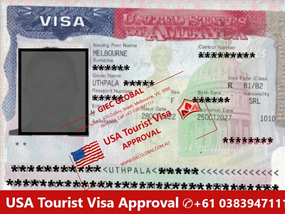 One more USA Tourist Visa Approved by Saman prem on Dribbble