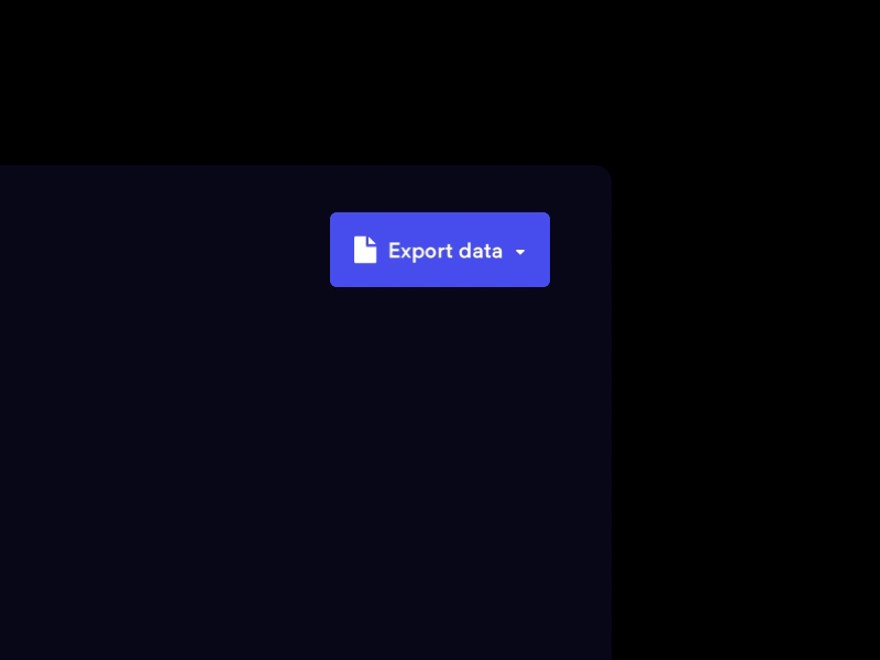 Select Export Format