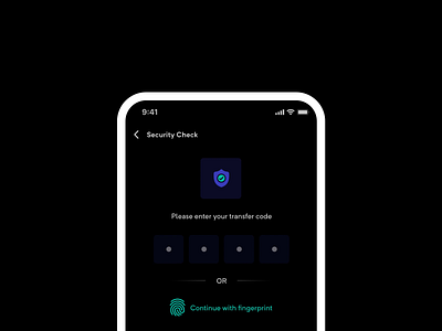 Toast message animation with sound🔊 alert authentication bank dark fin tech finance financial fingerprint fintech in app interaction design mobile security sound sounds success toast touch id ui sound ux sound