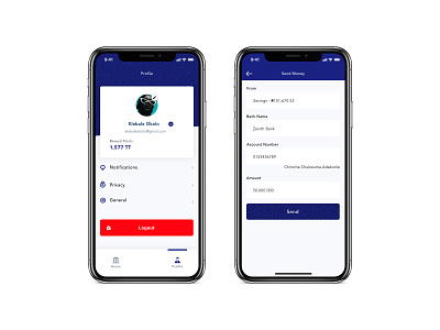 Online Bank App (Free Source) account bank banking banking app design dribbble ios iphonex mobile payment payment form payment method ui user ux