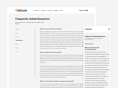 FAQ Redesign | Bitcoin.org