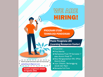 Hiring Poster design graphic design