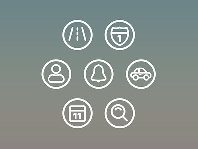 Getaround icon set