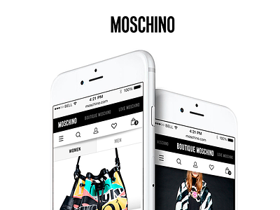 Moschino.com - website OnlineStore - Mobile version 2016 creative direction digital art direction mobile moschino ui ux website