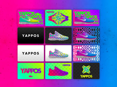 Yappos Gift Cards apparel colorful design gradient shoes