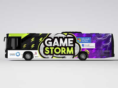 Bus Wrap Design 3d brand branding bus bus wrap car wrap design graphic design illustration marketing mockup render vehicle