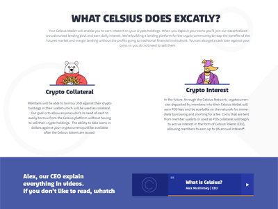 Celius Home Page Secon Section design home page ui ux