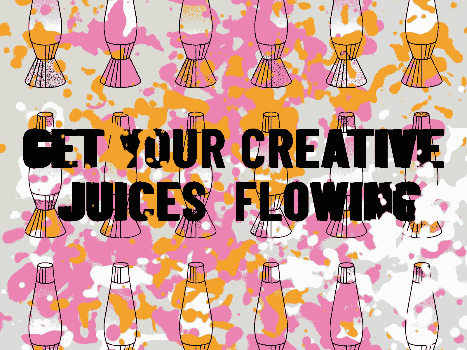 Get your creative juices flowing 2d animation 70s 90s after effects animation blob creative creative juice get creative juice lava lava lamp motion graphics motiongraphics vector illustration