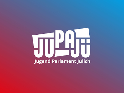 Logo Creation – JuPaJü Stadt Jülich brand identity branding corporate design geometric logo identity design logo logo creation logo design logotype typeface design typography logo vector logo youth parliament