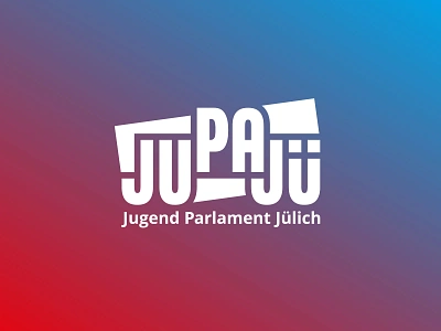 Logo Creation – JuPaJü Stadt Jülich brand identity branding corporate design geometric logo identity design logo logo creation logo design logotype typeface design typography logo vector logo youth parliament