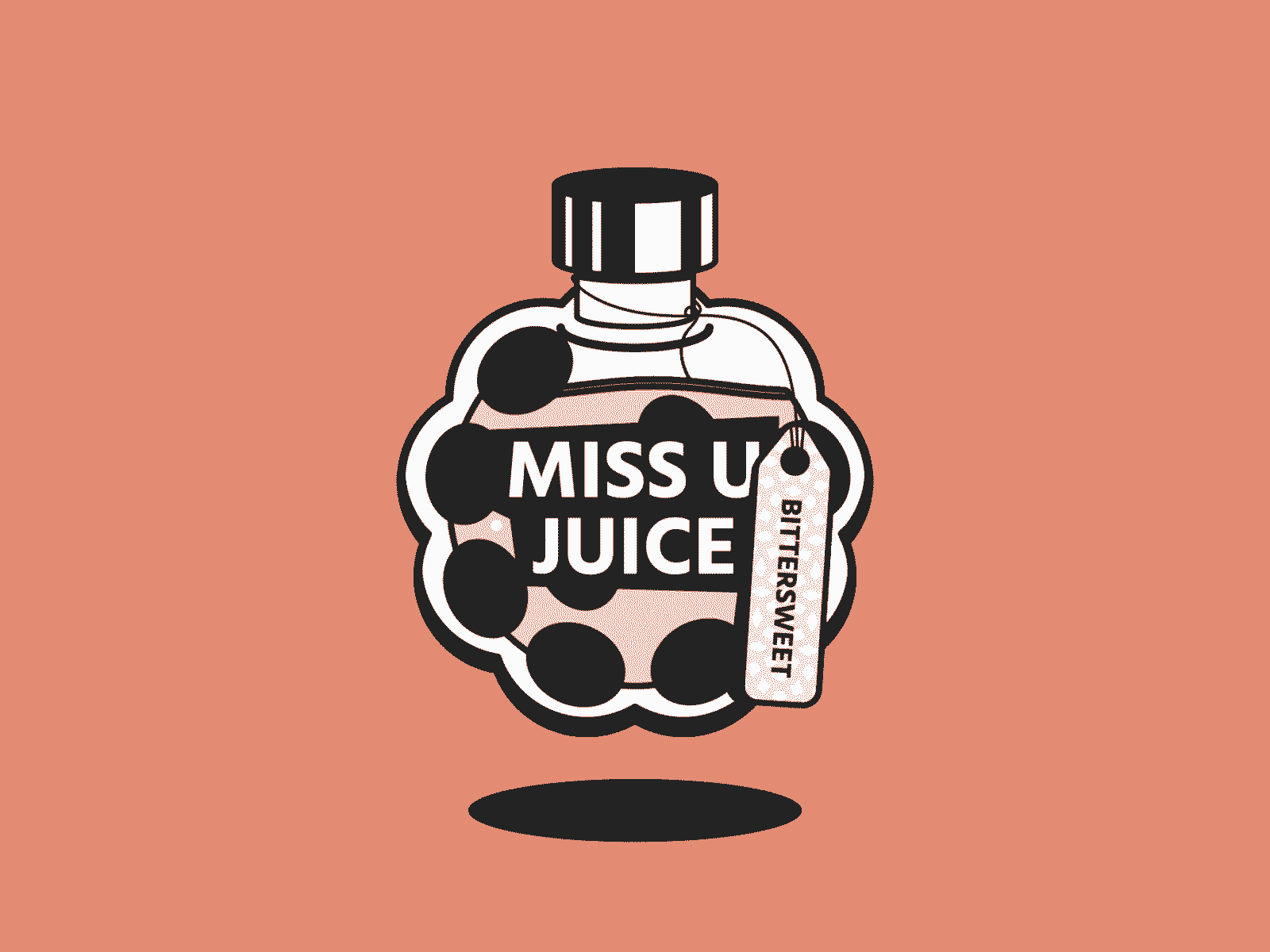 Miss You Juice – A Postcard Series (Tasty Vibes) animation bittersweet drink floating gif gifanimation greeting card illustration juice miss you motion graphics postcard sadness social distancing vector illustration