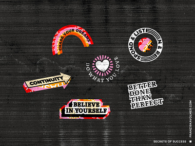 Secrets Of Success No. 2 – Motivational Business Stickers