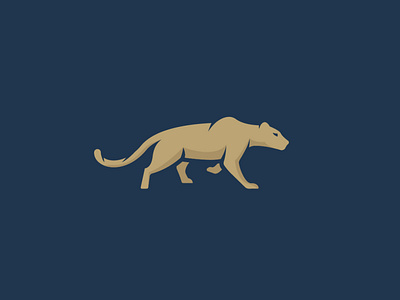 Branding - Lifetime animal blue branding design feline flat illustration jaguar logo minimalist modern panther vector