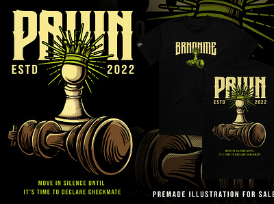 Pawn - Premade Illustration Design for sale branding design graphic design illustration premade vector