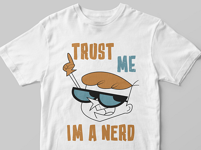 Dexter T-Shirt design cartoon comic comic art graphic design illustration illustration art t shirt design white