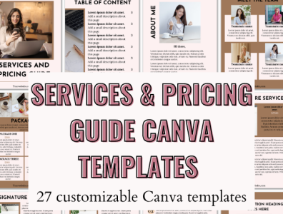 Services and Pricing Guide Template | Canva Templates