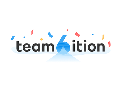 Teambition Doodle - 6th Anniversary illustration logo