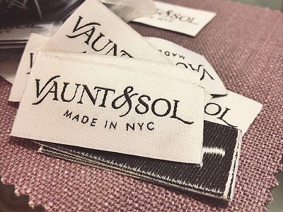Vaunt & Sol Tags branding clothing fashion identity tags
