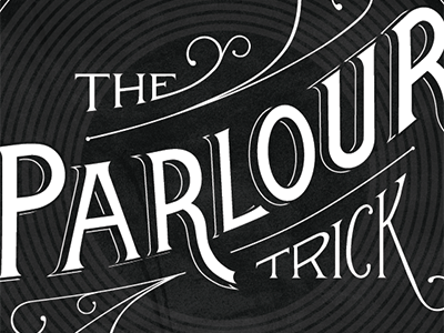 The Parlour Trick - Circle branding identity lettering logo