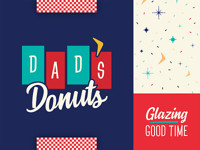 Dad's Donuts Branding branding design donut shop graphic design logo