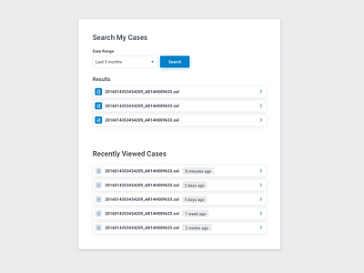 Case Search WIP