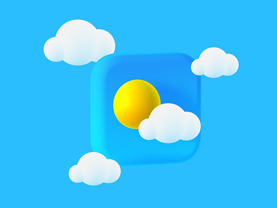 3D Weather Icon