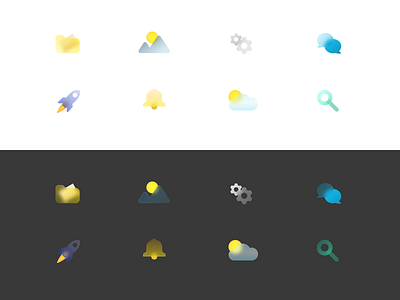 Glass Icons Exploration