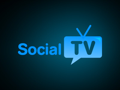 Social TV Logo branding logo social tv