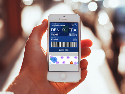 Daily UI 024 boarding pass daily ui mobile app