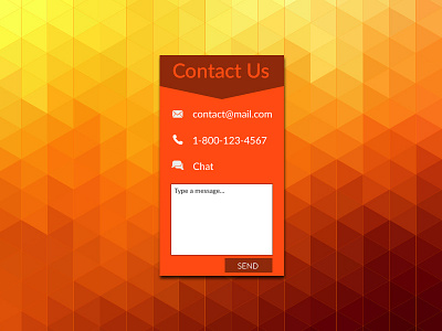 Daily UI 028 028 contact us daily ui