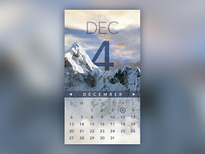 Daily UI 038 calendar daily ui