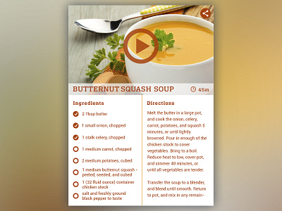 Daily UI 040 040 daily ui recipe