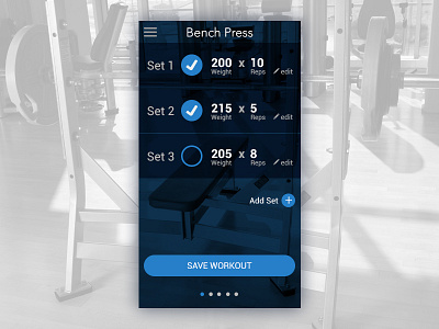 Daily UI 041 041 daily ui tracker workout