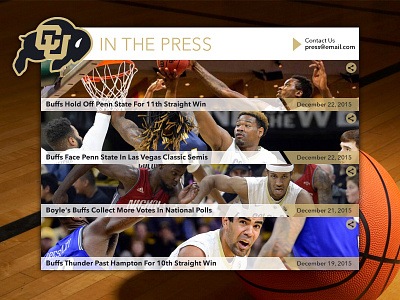 Daily UI 051 051 colorado buffaloes cu basketball daily ui press page