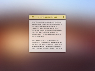 Daily UI 065 065 daily ui notes widget