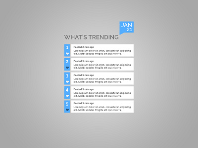 Daily UI 069 069 daily ui trending