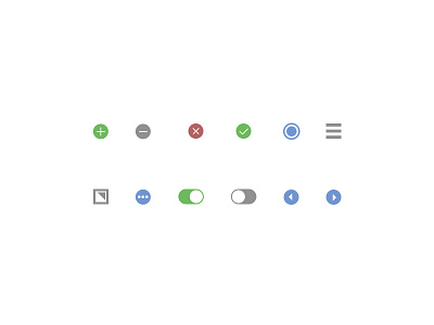 Adobe XD Icons adobe xd buttons flat icons