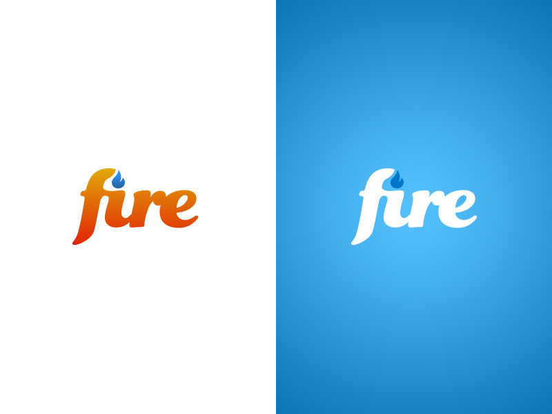 Fire Typography by Ben Mettler on Dribbble