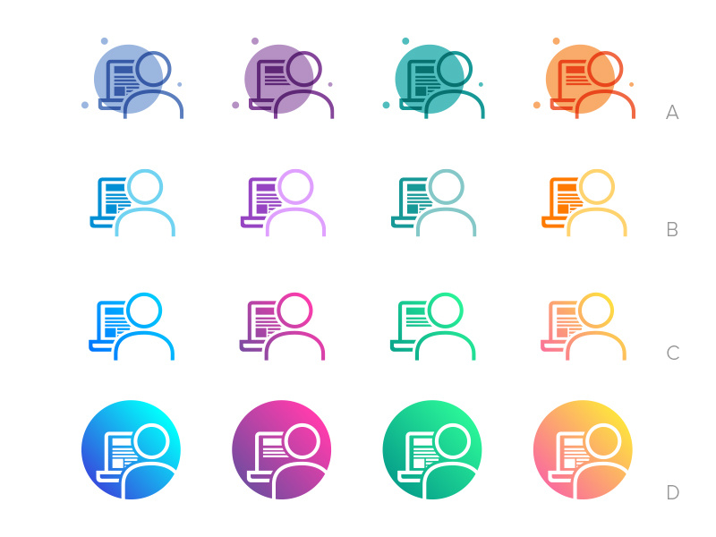 Student icons, which version? technology computer user student icons