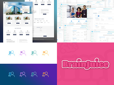 My Top 4 shots of 2018 2018 branding dashboad icons landing page logo top shots website