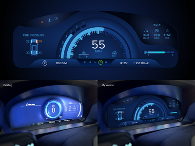 #Exploration Ford Digital Gauges HMI