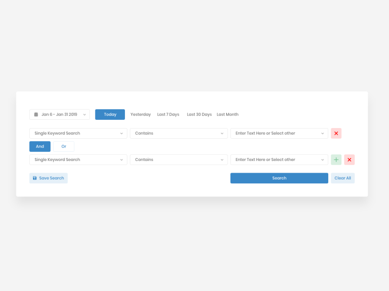 Browse thousands of Advanced Search UI Design images for design ...