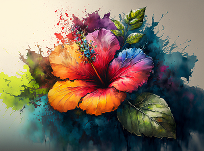 WATERCOLOR FLOWER flower graphic design watercolor