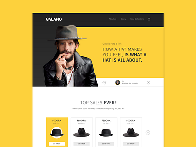 Galano Hats & Ties