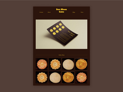 Daily UI: Landing Page (Day 3) dailyui landingpage mooncake web website