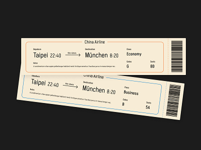 Daily UI: Boarding Pass (Day 24) airticket boarding pass dailyui ticket ui