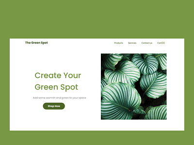 Green Spot!!A Plant Website